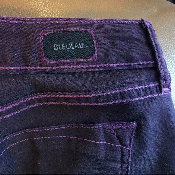 Bleulab Detour Legging - Reversible Low Rise Purple Jeans - Picture 3 of 8
